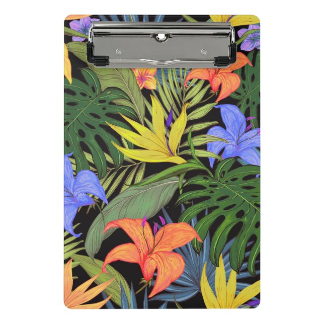 Mini Porte-bloc Graphique de fleur d'Aloha de Hawaii tropical (Devant)
