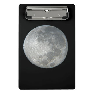 Mini Porte-bloc Gros plan sur la pleine lune dans le ciel nocturne