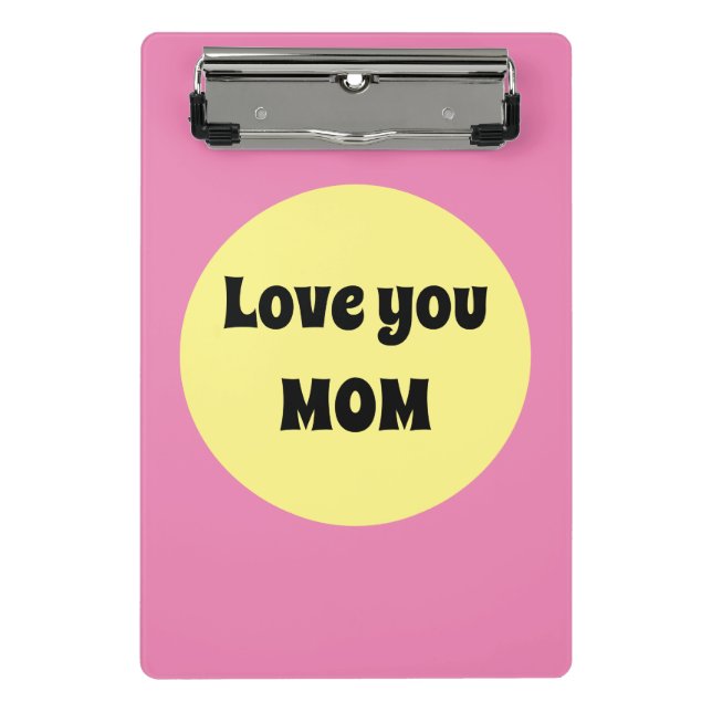 Mini Porte-bloc Gros point jaune (Devant)