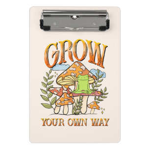 Mini Porte-bloc Grow Your Own Way Clipboard