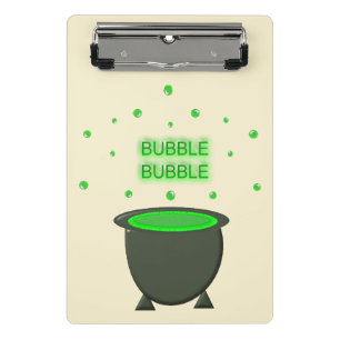 Mini Porte-bloc Halloween Cauldron et Bubbling Green Brew