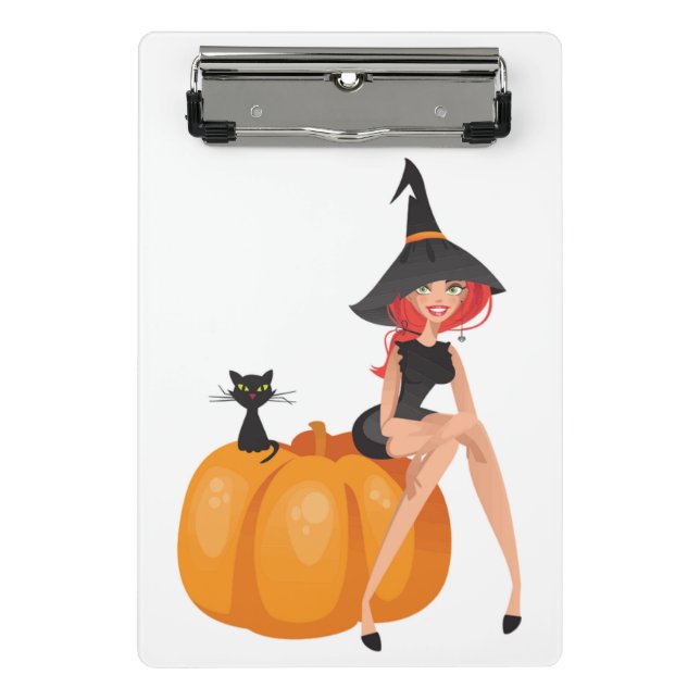 MINI PORTE-BLOC HALLOWEEN WITCH (Devant)