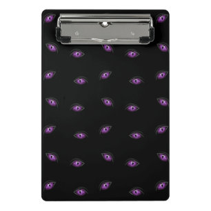 Mini Porte-bloc Halloween, Yeux Violets, Trucs Ou Traitements, Boi