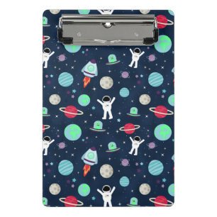 Mini Porte-bloc Illustration du Motif spatial