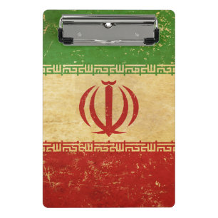 Mini Porte-bloc Iran - Drapeau Vintage
