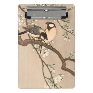 Mini Porte-bloc Japonais Asiatique Koson Bird Chickadee Songbird