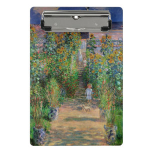 Mini Porte-bloc Jardin de Monet Vetheuil Impressionnisme Peinture