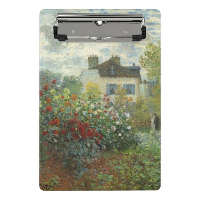 Mini Porte-bloc Jardin des artistes de Monet dans Peinture d'Argen (Devant)