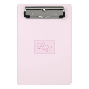 Mini Porte-bloc Joli rose et blanc doux