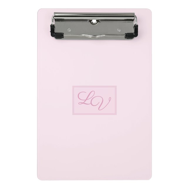 Mini Porte-bloc Joli rose et blanc doux (Devant)