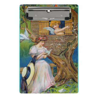 Mini Porte-bloc JOURNÉE DE VALENTINE ~ OEuvre vintage ~