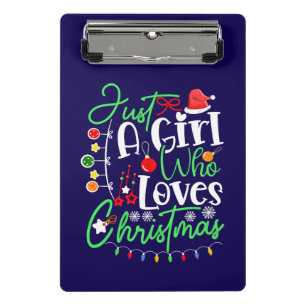 Mini Porte-bloc Juste Une Fille Qui Aime Noël
