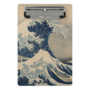 Mini Porte-bloc Katsushika Hokusai. La Grande Vague au large de Ka