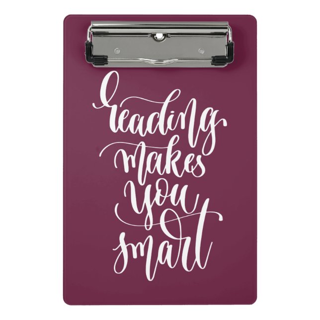 Mini Porte-bloc La lecture vous rend futés (Devant)