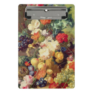 Mini Porte-bloc La vie toujours avec les fleurs et le fruit