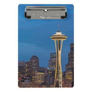 Mini Porte-bloc L'aiguille de l'espace et Seattle du centre