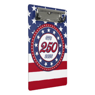 Mini Porte-bloc L'anniversaire des 250 ans de l'Amérique avec le d