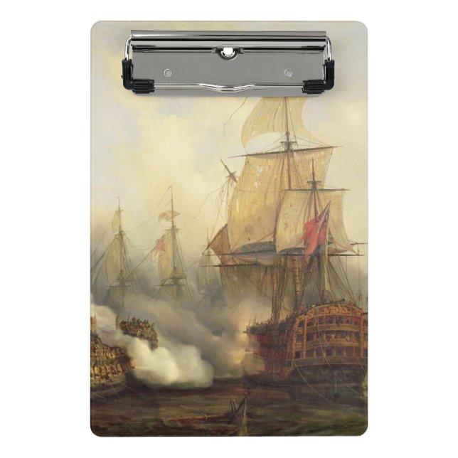 Mini Porte-bloc Le Redoutable chez Trafalgar, le 21 octobre 1805 (Devant)