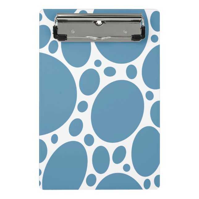 Mini Porte-bloc Les bulles de Denim Bule (Devant)