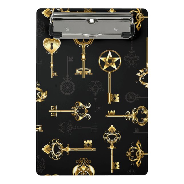 Mini Porte-bloc Les Patters de Seamless avec Golden Keys (Devant)