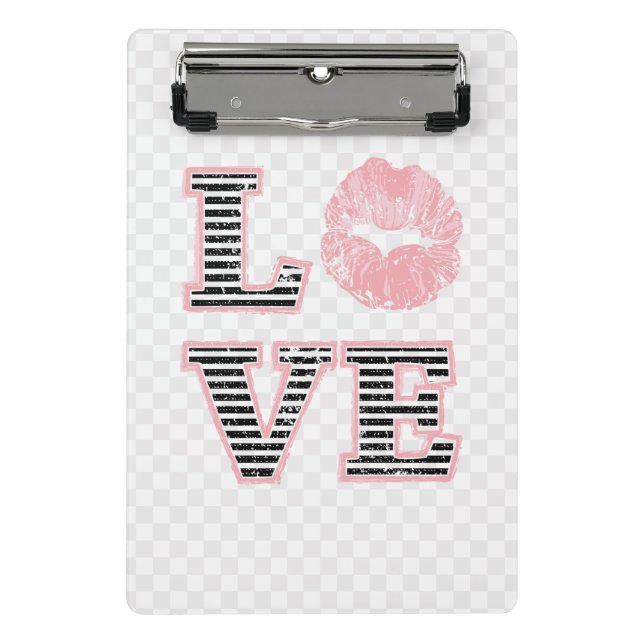 Mini Porte-bloc Lèvres d'amour (Devant)