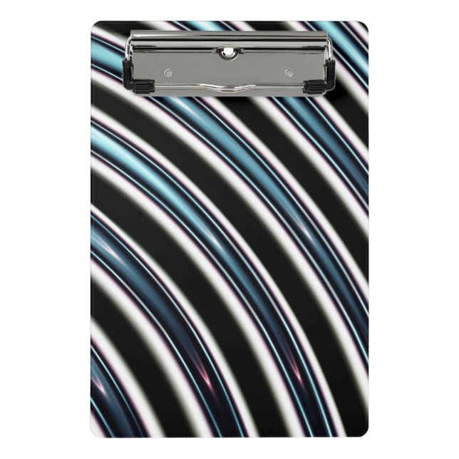 Mini Porte-bloc Lignes incurvées étroitement d'une fractale (Devant)