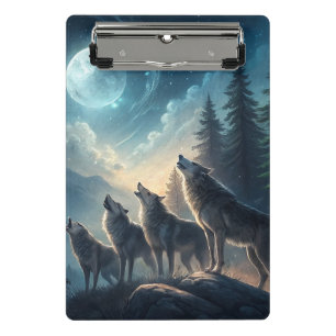 Mini Porte-bloc Loups