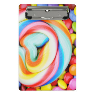 Mini Porte-bloc Lucette rayée et je-sais-tout multicolores