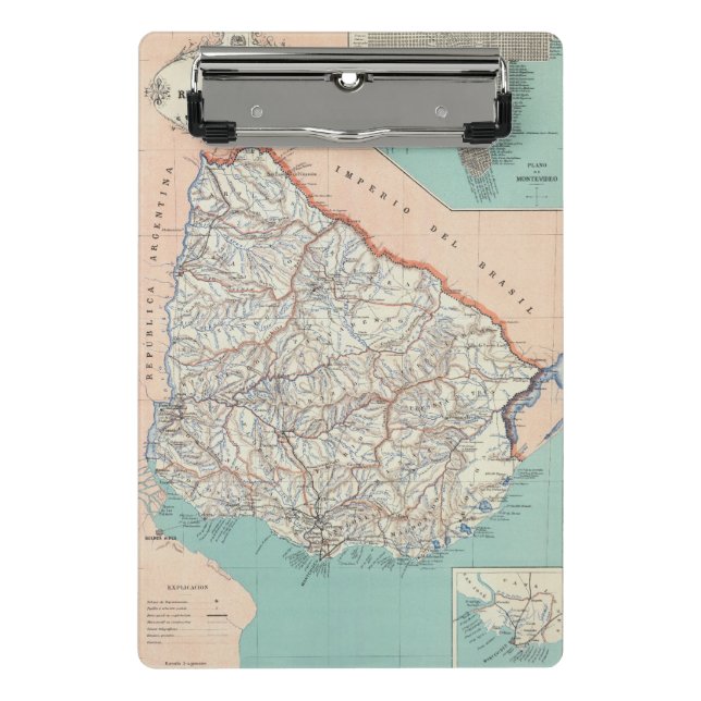 Mini Porte-bloc L'Uruguay (Devant)