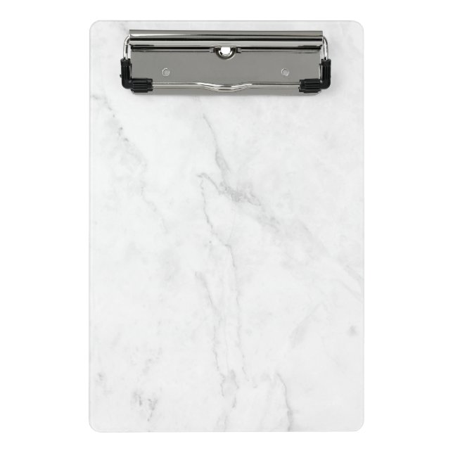 Mini Porte-bloc Marbre Blanc (Devant)