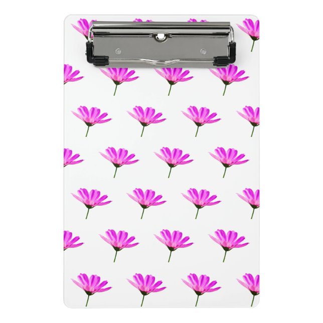 Mini Porte-bloc Marguerite rose  (Devant)