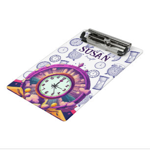 Mini Porte-bloc Mère de l'horloge Spiral Carnet photo