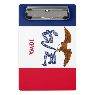 Mini Porte-bloc Mini porte - bloc avec drapeau de l'Etat de l'Iowa