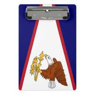 Mini Porte-bloc Mini-porte - bloc avec drapeau des Samoa américain