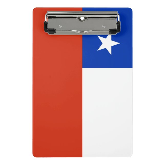 Mini Porte-bloc Mini porte - bloc avec drapeau du Chili (Devant)