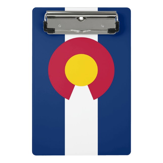 Mini Porte-bloc Mini porte - bloc avec drapeau du Colorado, USA (Devant)