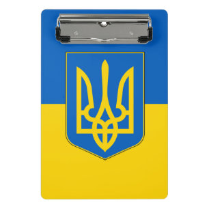 Mini Porte-bloc Mini porte - bloc avec drapeau d'Ukraine