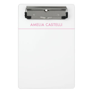 Mini Porte-bloc Minimaliste Professionnel Rose clair
