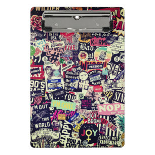 Mini Porte-bloc Monde coloré de stickers