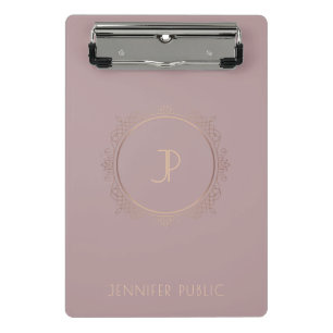Mini Porte-bloc Monogramme moderne créatif Élégant Professionnel