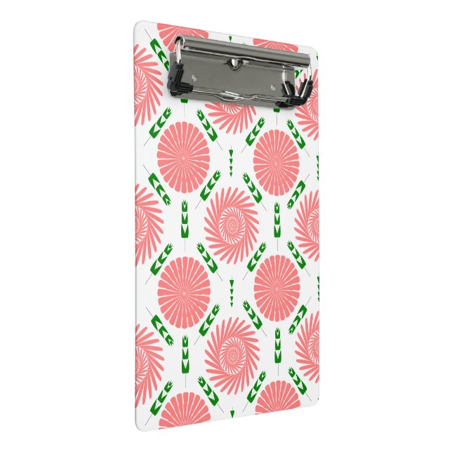 Mini Porte-bloc motif aux fleurs roses (Incliné)