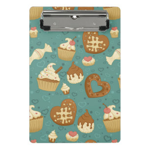 Mini Porte-bloc Motif avec des petits gâteaux et des sucreries