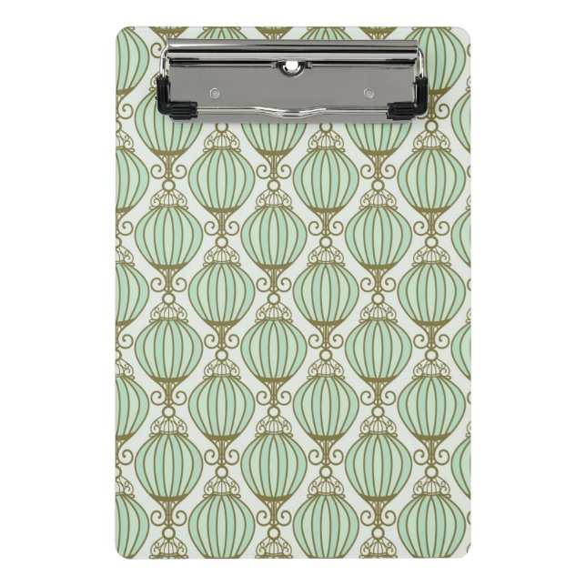 Mini Porte-bloc Motif bleu de Motton (Devant)