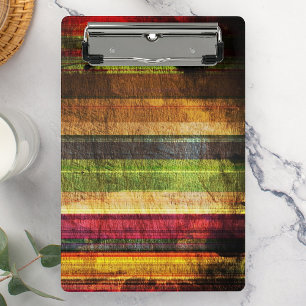 Mini Porte-bloc Motif bois multicolore
