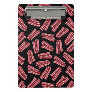 Mini Porte-bloc Motif de bandes de lard