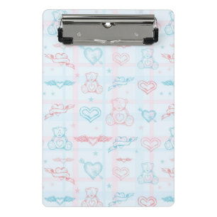 Mini Porte-bloc motif de bébé avec l'ours de nounours