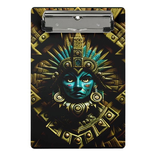 Mini Porte-bloc Motif de design Aztec deux (Devant)