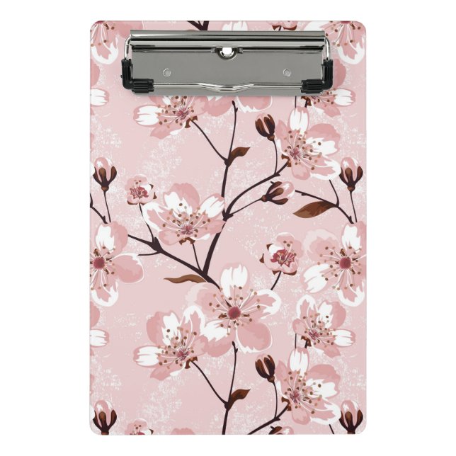 Mini Porte-bloc Motif de fleurs de fleurs de cerisier (Devant)