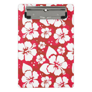 Mini Porte-bloc Motif de fleurs de ketmie