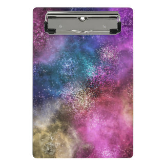 Mini Porte-bloc Motif de galaxie coloré